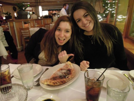 Eten in een chique restaurant 