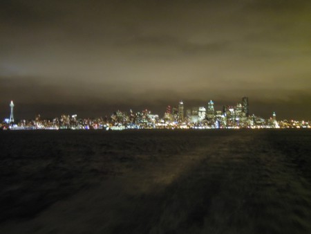Seattle at night